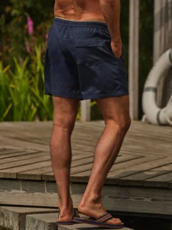 Short de bain FatFace à imprimé géométrique abstrait