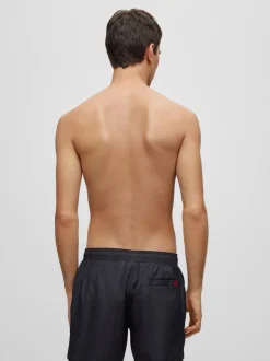 Short de bain HUGO Label doublé