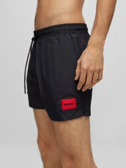 Short de bain HUGO Label doublé