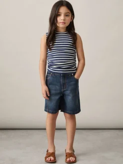 Short en jean Reiss Petra longueur genou