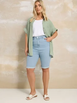 Short en jean Yours Curve style basique