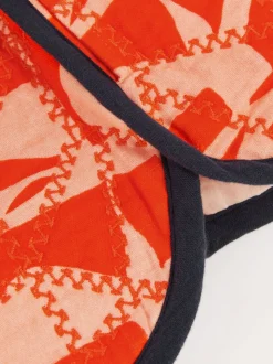 Short matelassé Reiss Josanna en coton à imprimé graphique