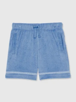 Short Reiss Chesley en tissu éponge brodé de marque