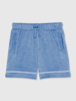 Short Reiss Chesley en tissu éponge brodé de marque