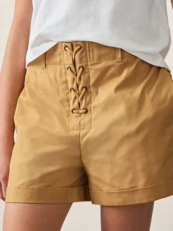 Short Reiss Clement en coton à lacets