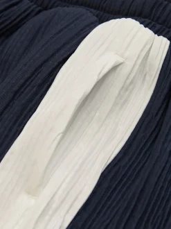 Short Reiss Tino plissé color-block