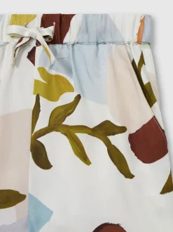 Short Reiss Tommi imprimé avec cordon de serrage à la taille