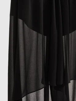 Short taille haute à superposition transparente Reiss Lucie