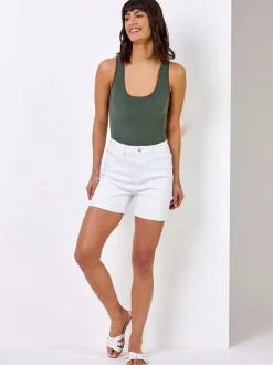 ShortRoman Mom extensible Denim