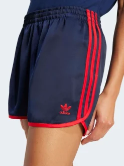 Shorts Adidas Original Sprinter en satin à 3 rayures