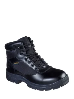 Skechers Mens Wascana Benen Waterproof Tactical Slip Resistant Boots