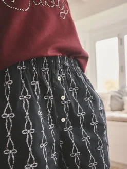 Slogan marron chocolat - Ensemble pyjama short