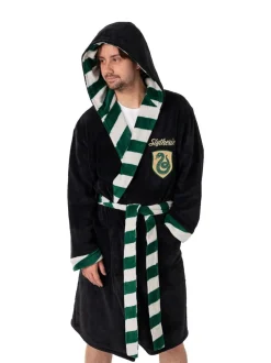 Slytherin noir/vert - Peignoir Vanilla Underground Harry Potter à capuche