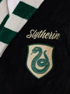 Slytherin noir/vert - Peignoir Vanilla Underground Harry Potter à capuche