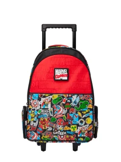 Smiggle sac à dos Marvel Trolley avec roues légères