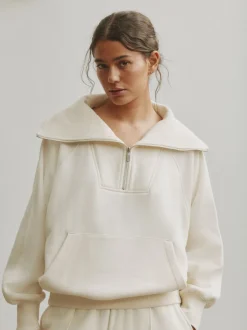 soi-même. Sweat-shirt à col zippé