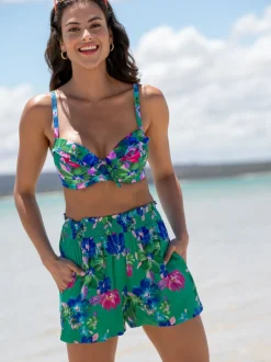Sol vert - Pour Moi Short de plage en viscose