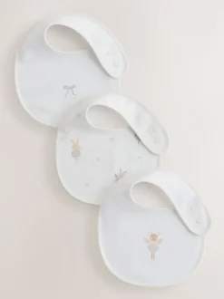 Souris écru à fées - Bébé BIBS 3 Pack