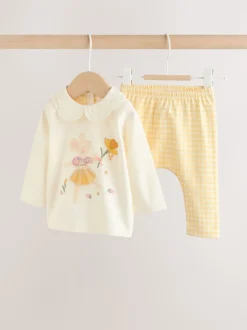 Souris écru à fées - Haut à manches longues et Leggings BÉBÉ Ensemble 2 Pieces (0mois-2ans)