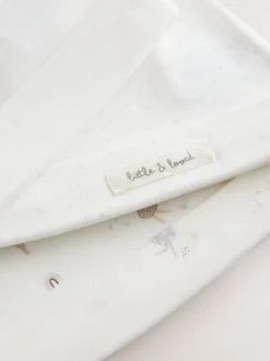 Souris écru à fées - Lot de 3 bonnets bébé noués (0mois-2ans)