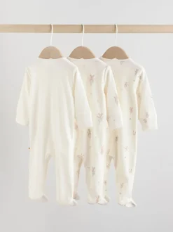 Souris écru à fées - Lot de 3 dors-bien bébé (0-2ans)