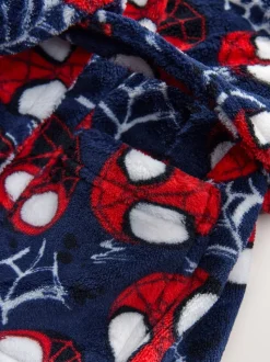 Spiderman bleu marine - Robe sous licence en polaire (12mois-10ans)