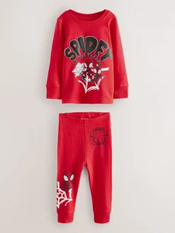 Spidey et Friends Rouge/Écru Cream - Lot de 2 pyjamas Snuggle (12mois-8ans)