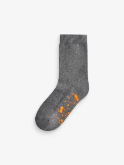 Splat gris - Paquet de chaussettes rembourrées en coton riche 7