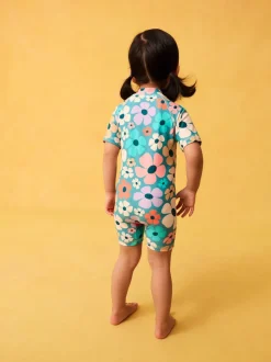 Stampy Floral - Maillot de bain Sunsafe (3mths-10yrs)