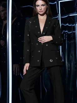 Star by Julien MacDonald Veste à œillets Blazer