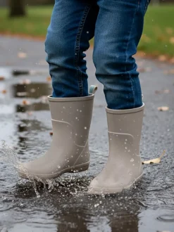 Suede Brune - Bottes Totes Chelsea Welly pour enfants