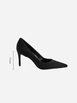Suede noire - Chaussures de milieu de terrain en cuir