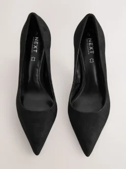 Suede noire - Chaussures de milieu de terrain en cuir