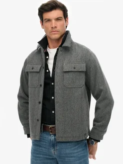 Surchemise à chevrons Superdry Merchant