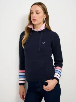 Sweat à capuche Crew Clothing Kiefer rayé