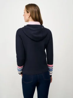 Sweat à capuche Crew Clothing Kiefer rayé