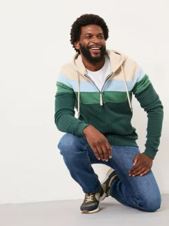 Sweat à capuche zippé FatFace coupé-cousu