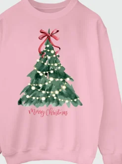 Sweat Brands In Noël Sapin aquarelle