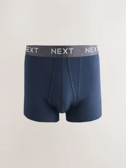 Taille bleu marine métallisée - Boxer en coton riche 10 Lot