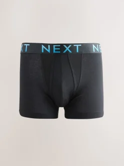 Taille Noir à texte Ombre - Boxers hipsters riches en coton mélangé