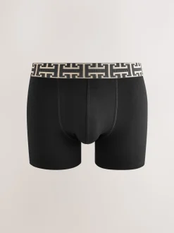 Taille noire à motif métallisé mixte - Trunks Boxer 5 Pack