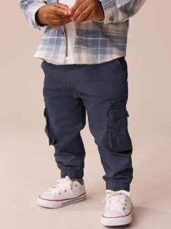 Tan/Marine - Lot de 2 pantalons cargo (3mois à7ans)