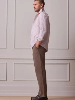 Taupe (Taupe) - Ajustement droit - Pantalon chino Ultimate