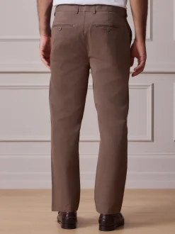 Taupe (Taupe) - Ajustement droit - Pantalon chino Ultimate