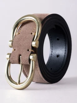 Taupe (Taupe) - Ceinture Lakeland Leather Bowness en daim à double boucle