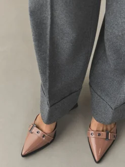 Taupe (Taupe) - Chaussures à talons carrés Forever Comfort® à bout pointu