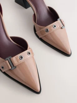 Taupe (Taupe) - Chaussures à talons carrés Forever Comfort® à bout pointu