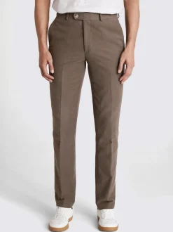 Taupe (Taupe) - Pantalon MOSS en velours côtelé brossé