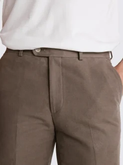 Taupe (Taupe) - Pantalon MOSS en velours côtelé brossé