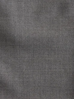 Taupe (Taupe) - Pantalons Habillé texturés à taille élastiquée en laine